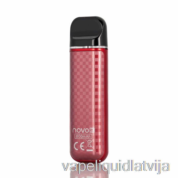 Smok Novo 3 25w Pod Sistēma Sarkans Oglekļa šķiedras Vape šķidrums